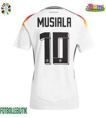 Tyskland Jamal Musiala #10 Hemmatröja Kvinnor EM 2024 Kortärmad